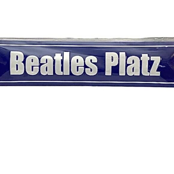 Beatles Platz Tin Sign - 18 x 4 inches - New in Packaging - Picture 2 of 2